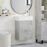 vidaXL Bathroom Cabinet with Faucet White 45.5 x 22.5 x 84 cm