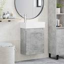 vidaXL Badkamermeubel met kraan Wit 45,5 x 22,5 x 84 cm