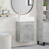 vidaXL Badkamermeubel met kraan Wit 45,5 x 22,5 x 84 cm