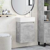 vidaXL Badkamermeubel met kraan Wit 45,5 x 22,5 x 84 cm