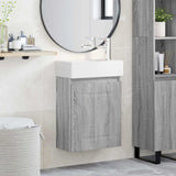 vidaXL Badkamermeubel met kraan Wit 45,5 x 22,5 x 84 cm