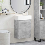 vidaXL Badkamermeubel met kraan Wit 45,5 x 25,5 x 84 cm