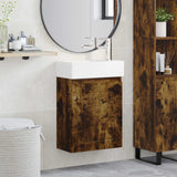 vidaXL Badkamermeubel met kraan Wit 45,5 x 25,5 x 84 cm