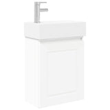 vidaXL Badkamermeubel met kraan Wit 45,5 x 22,5 x 84 cm