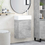vidaXL Badkamermeubel met kraan Wit 45,5 x 22,5 x 84 cm