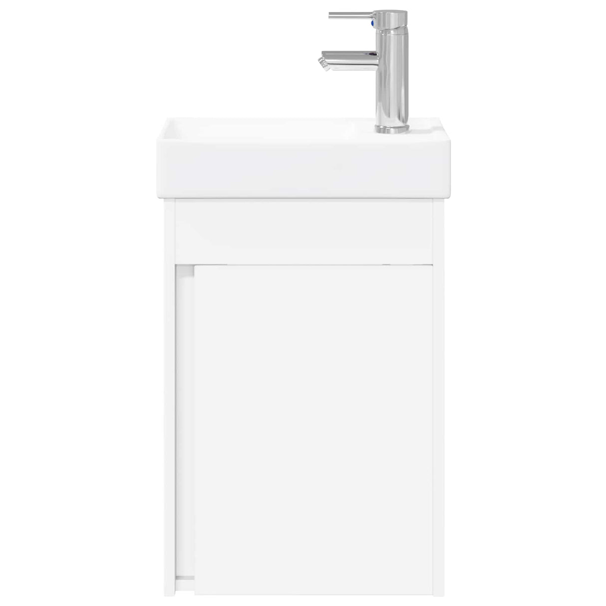 vidaXL Bathroom Cabinet with Faucet White 40.5 x 22.5 x 62 cm