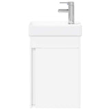 vidaXL Bathroom Cabinet with Faucet White 40.5 x 22.5 x 62 cm