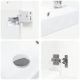 vidaXL Bathroom Cabinet with Faucet White 40.5 x 22.5 x 62 cm