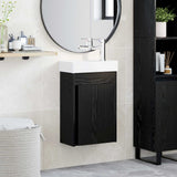vidaXL Bathroom Cabinet with Faucet White 40.5 x 22.5 x 62 cm
