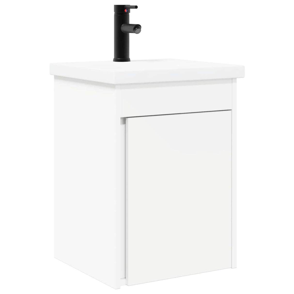 vidaXL Badkamermeubel met kraan Wit 42 x 40 x 74,5 cm