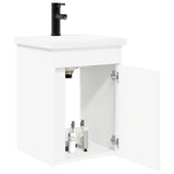 vidaXL Badkamermeubel met kraan Wit 42 x 40 x 74,5 cm