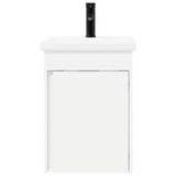vidaXL Badkamermeubel met kraan Wit 42 x 40 x 74,5 cm
