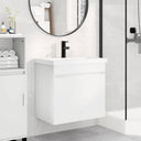 vidaXL Badkamermeubel met kraan Wit 61 x 40 x 74,5 cm