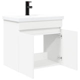 vidaXL Badkamermeubel met kraan Wit 61 x 40 x 74,5 cm