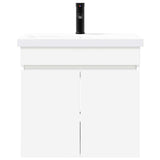 vidaXL Badkamermeubel met kraan Wit 61 x 40 x 74,5 cm