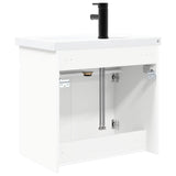 vidaXL Badkamermeubel met kraan Wit 61 x 40 x 74,5 cm