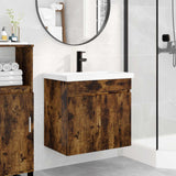 vidaXL Badkamermeubel met kraan Wit 61 x 40 x 74,5 cm