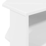 vidaXL HoekTVKabinet Wit 102x40,5x45cm Bewerkt hout