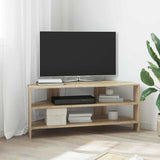 vidaXL HoekTVKabinet Wit 102x40,5x45cm Bewerkt hout
