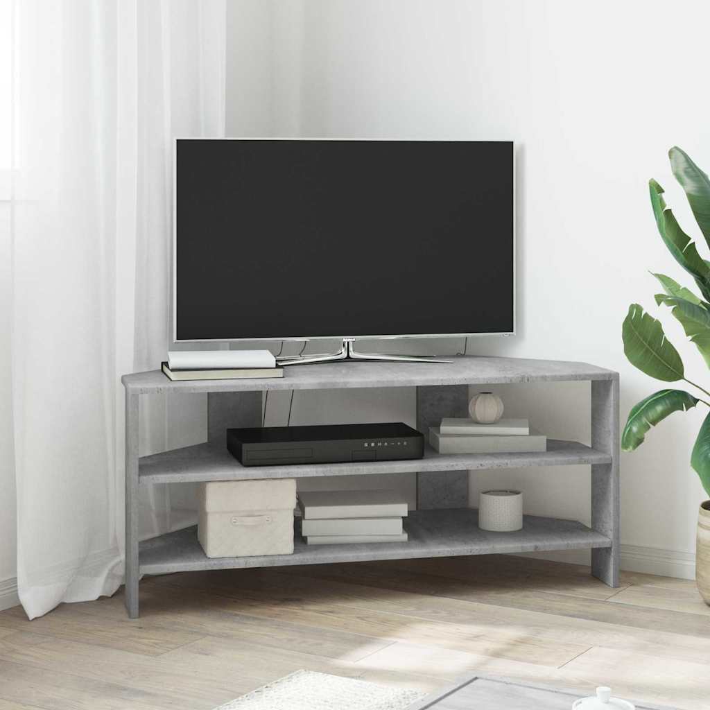 vidaXL HoekTVKabinet Wit 102x40,5x45cm Bewerkt hout