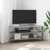 vidaXL HoekTVKabinet Wit 102x40,5x45cm Bewerkt hout
