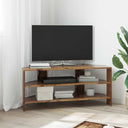 vidaXL HoekTVKabinet Wit 102x40,5x45cm Bewerkt hout