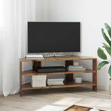 vidaXL HoekTVKabinet Wit 102x40,5x45cm Bewerkt hout