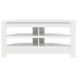 vidaXL Corner TV Cabinet White 102 x 40.5 x 45 cm Engineered wood