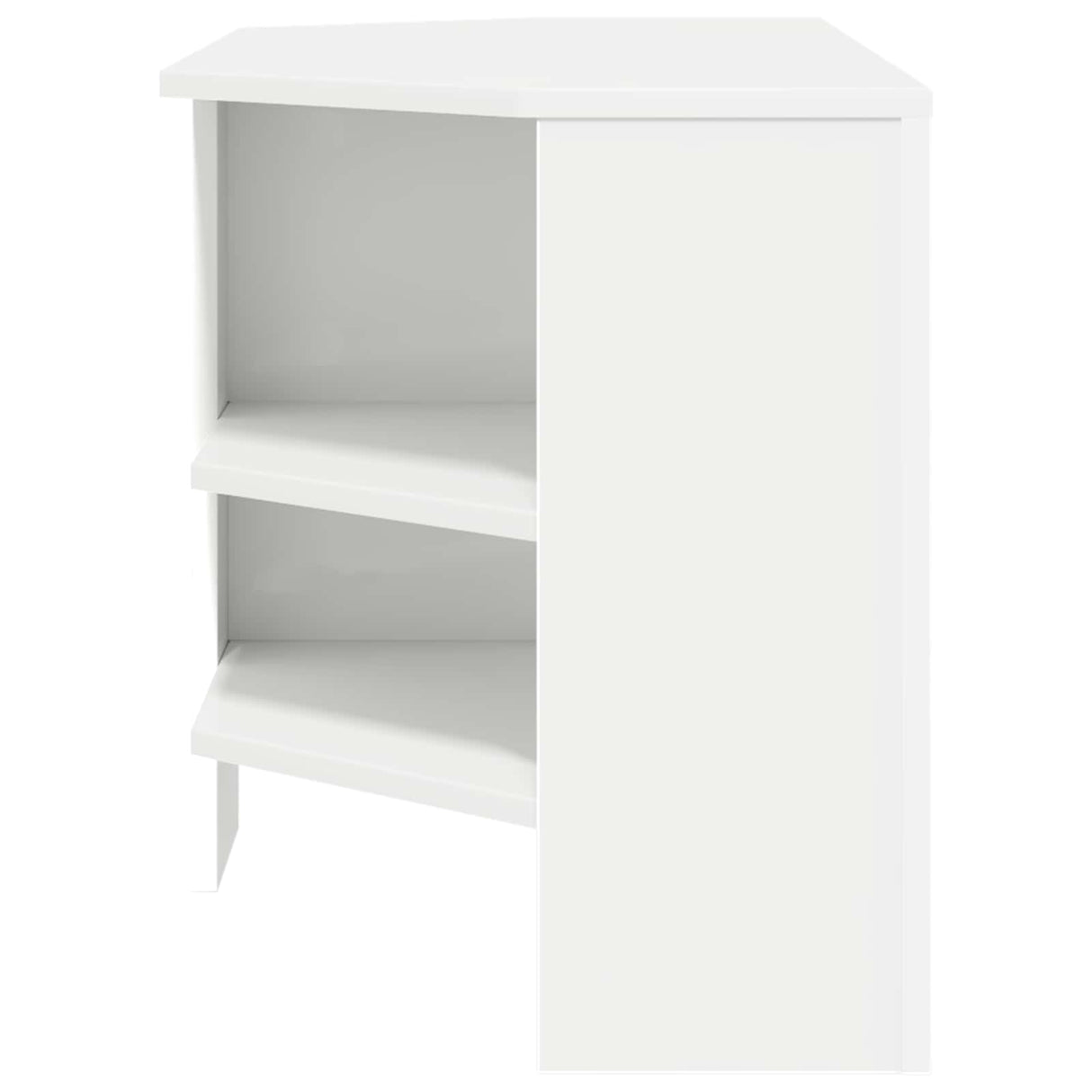 vidaXL Corner TV Cabinet White 102 x 40.5 x 45 cm Engineered wood