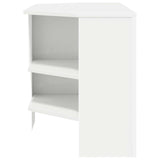 vidaXL Corner TV Cabinet White 102 x 40.5 x 45 cm Engineered wood