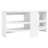 vidaXL Corner TV Cabinet White 102 x 40.5 x 45 cm Engineered wood
