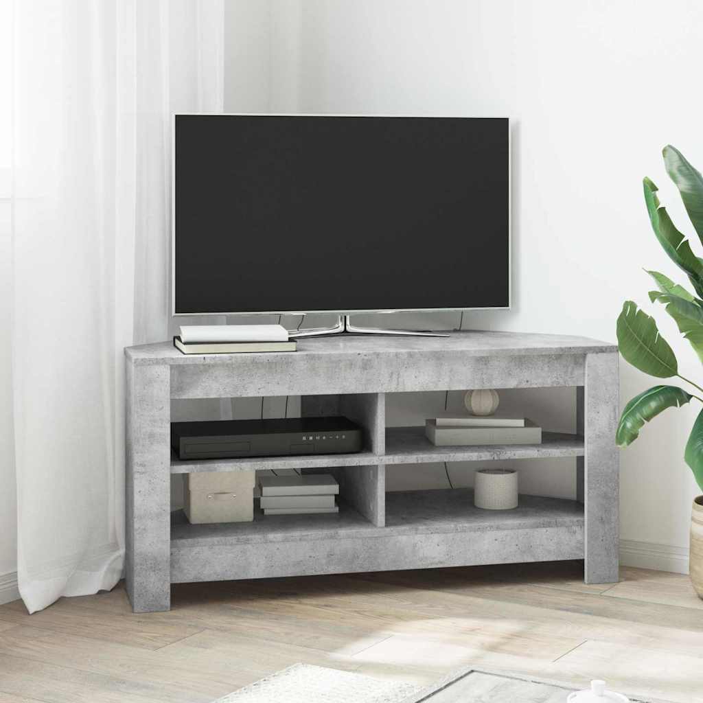 vidaXL Corner TV Cabinet White 102 x 40.5 x 45 cm Engineered wood