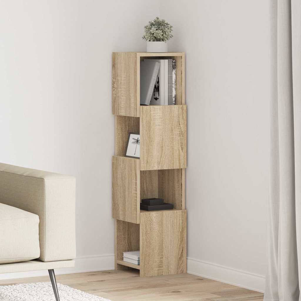 vidaXL Hoekkast 25,5x25x102cm Bewerkt hout