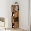 vidaXL Hoekkast 25,5x25x102cm Bewerkt hout