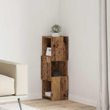 vidaXL Hoekkast 25,5x25x102cm Bewerkt hout