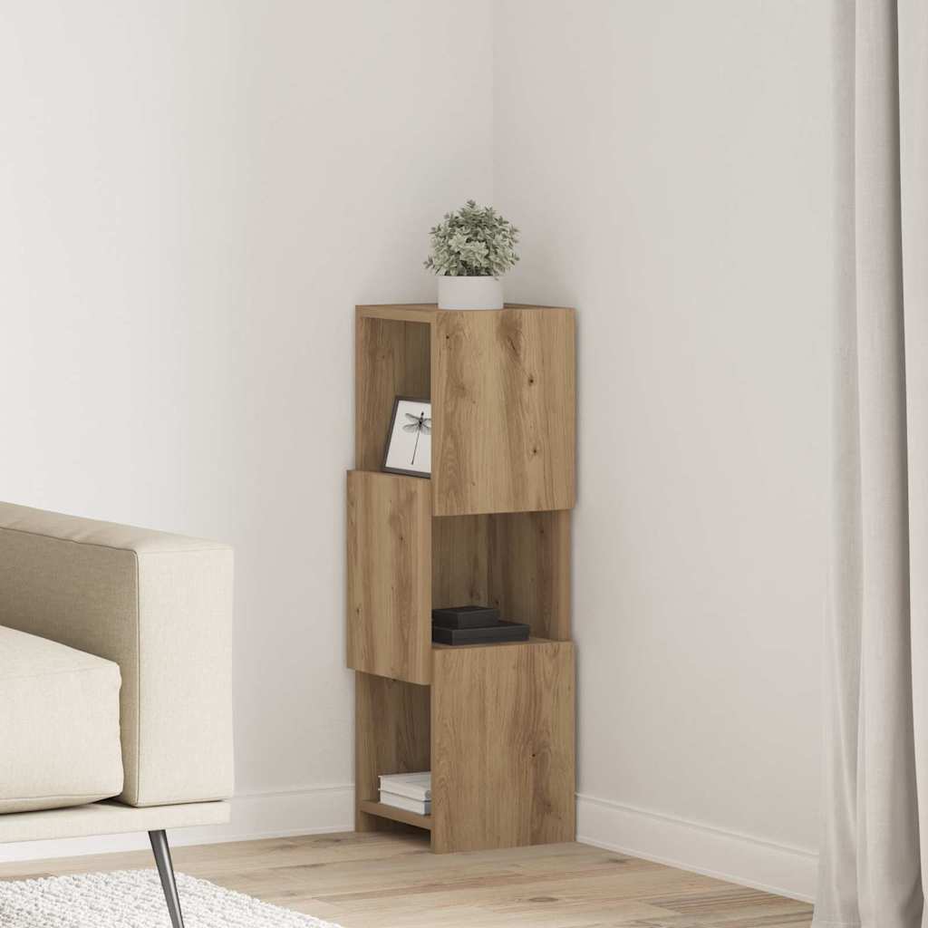 vidaXL Hoekkast 25,5x25x102cm Bewerkt hout