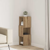 vidaXL Hoekkast 25,5x25x102cm Bewerkt hout