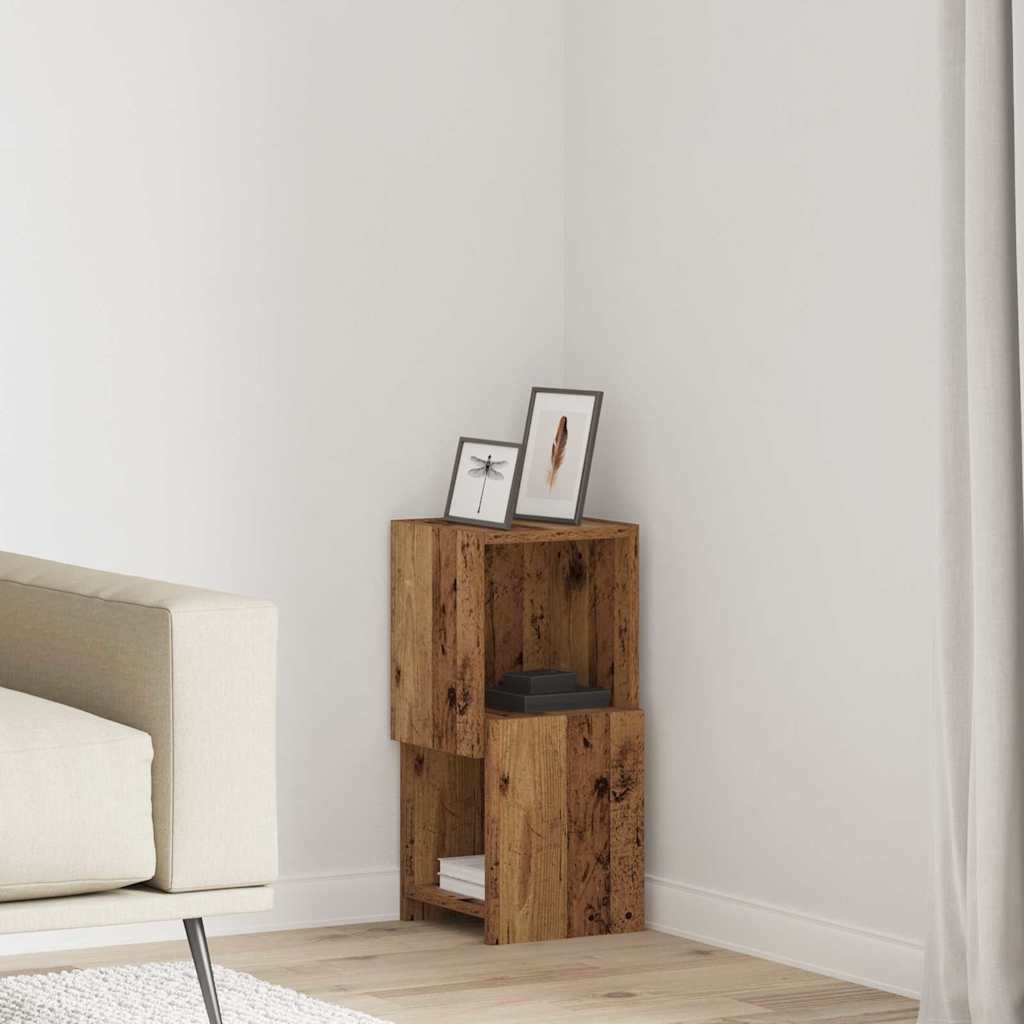 vidaXL Hoekkast 25,5x25x102cm Bewerkt hout
