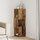 vidaXL Hoekkast 25,5x25x102cm Bewerkt hout