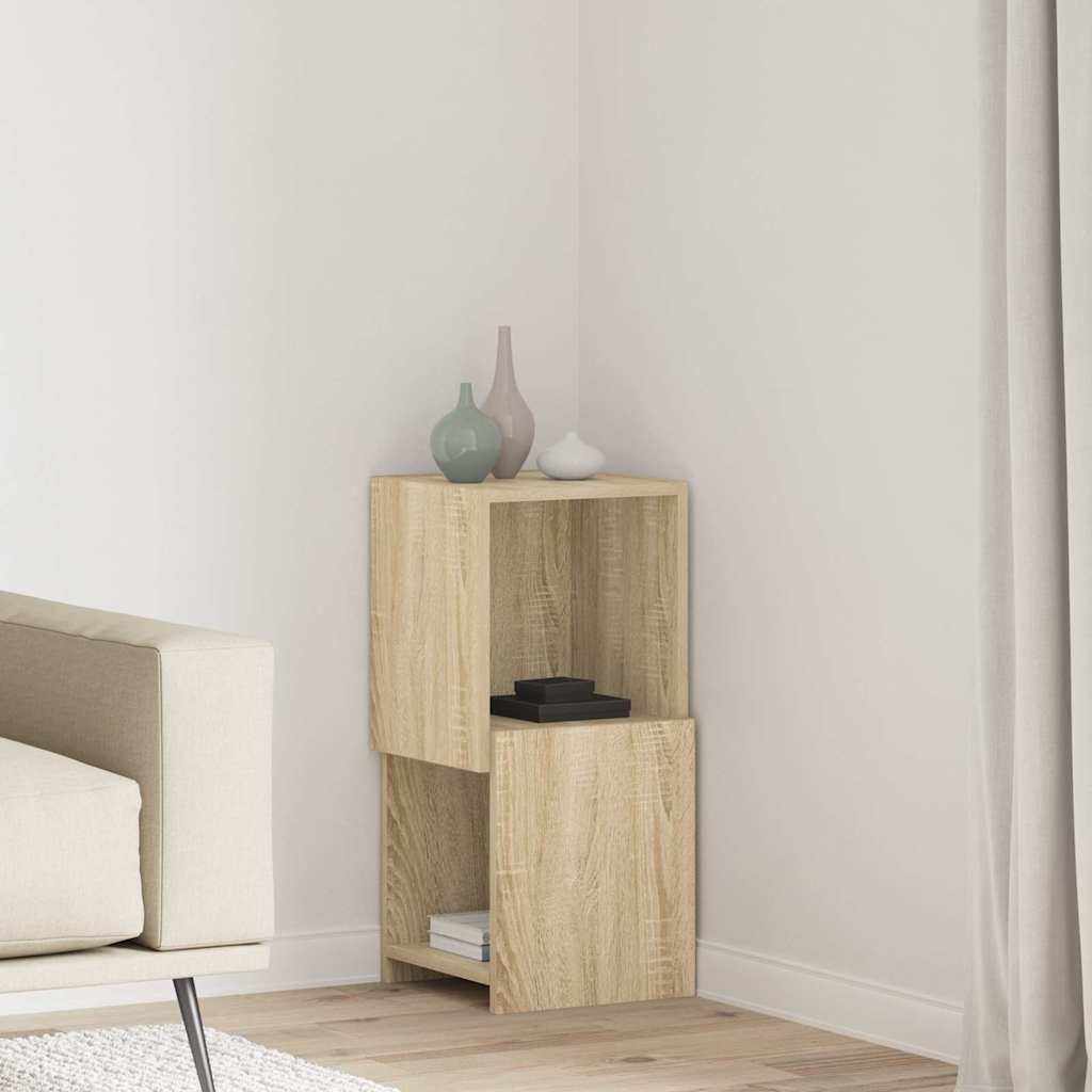vidaXL Hoekkast 25,5x25x102cm Bewerkt hout