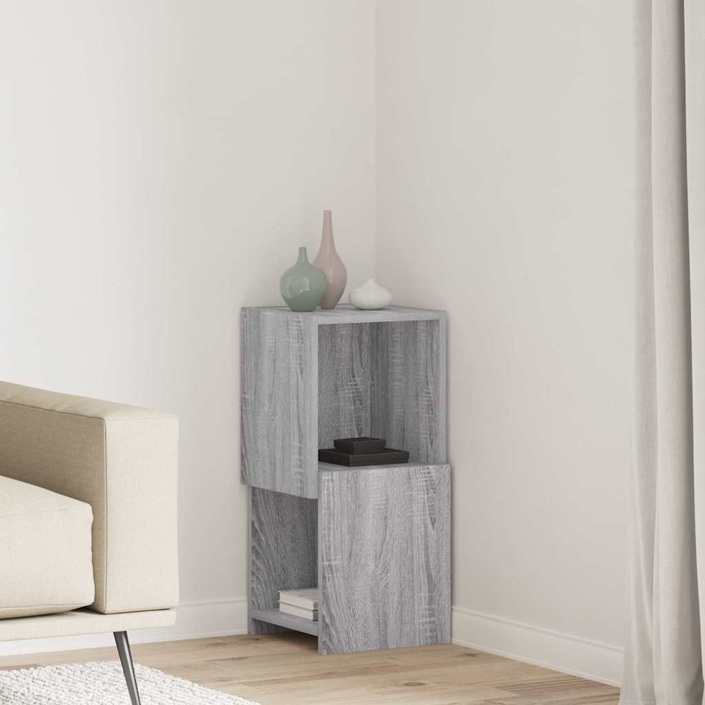 vidaXL Hoekkast 25,5x25x102cm Bewerkt hout