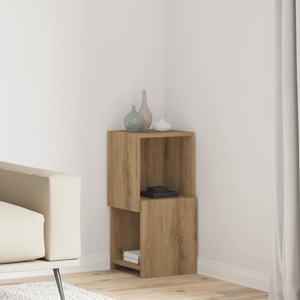 vidaXL Hoekkast 25,5x25x102cm Bewerkt hout