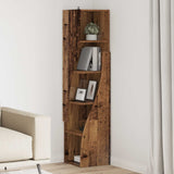 vidaXL Hoekkast 25,5x25x102cm Bewerkt hout
