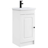 vidaXL Badkamermeubel Set Wit 56 x 37,5 x 81 cm Bewerkt hout