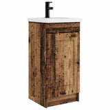 vidaXL Badkamermeubel Set Wit 56 x 37,5 x 81 cm Bewerkt hout
