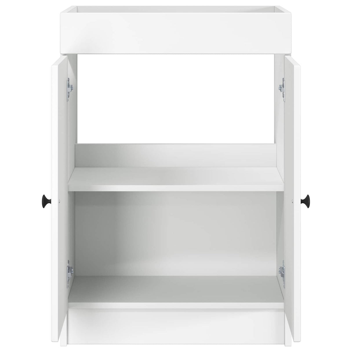 vidaXL Badkamer onder Wastafel Kast Wit 56 x 37,5 x 81 cm Bewerkt hout