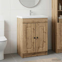 vidaXL Badkamer onder Wastafel Kast Wit 56 x 37,5 x 81 cm Bewerkt hout