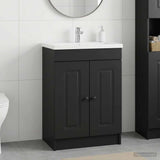 vidaXL Badkamer onder Wastafel Kast Wit 56 x 37,5 x 81 cm Bewerkt hout