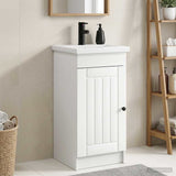 vidaXL Badkamermeubel Set Wit 56 x 37,5 x 81 cm Bewerkt hout