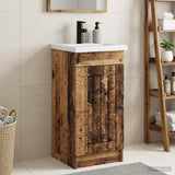 vidaXL Badkamermeubel Set Wit 56 x 37,5 x 81 cm Bewerkt hout